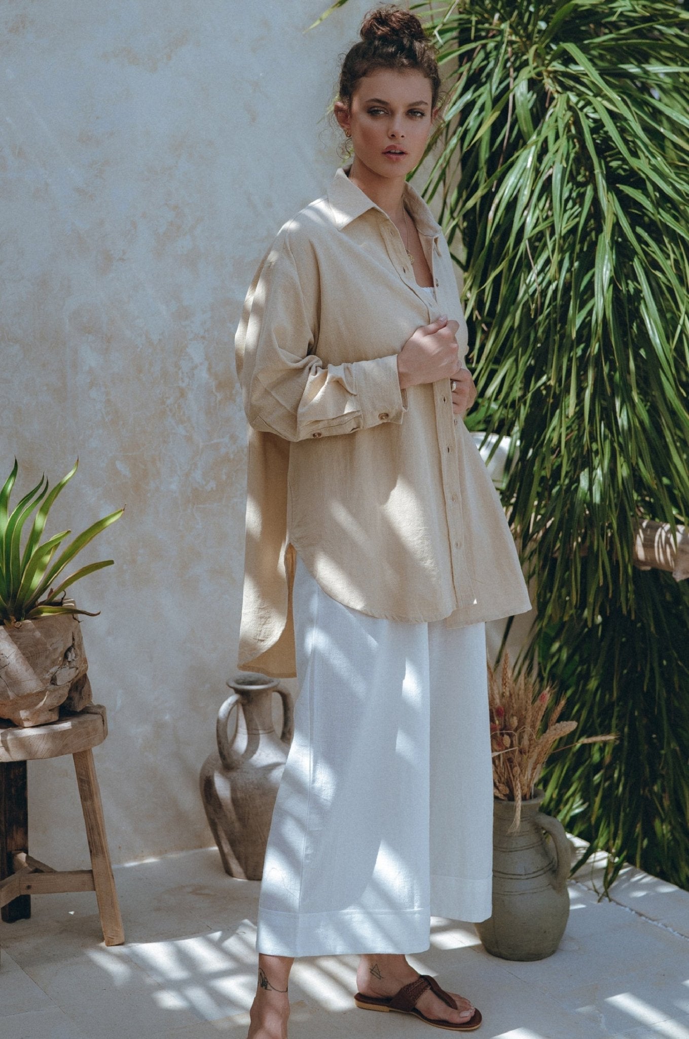 Delhi Linen Pants - Rosette & Co