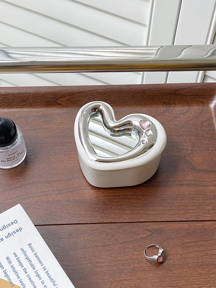 Heart Shaped Jewelry Box - Rosette & Co
