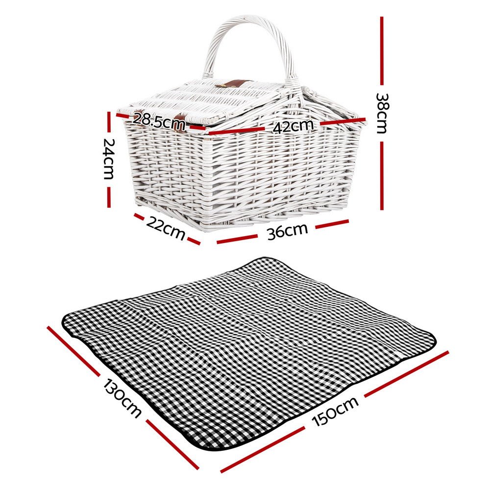 2 Person Picnic Basket - Rosette & Co