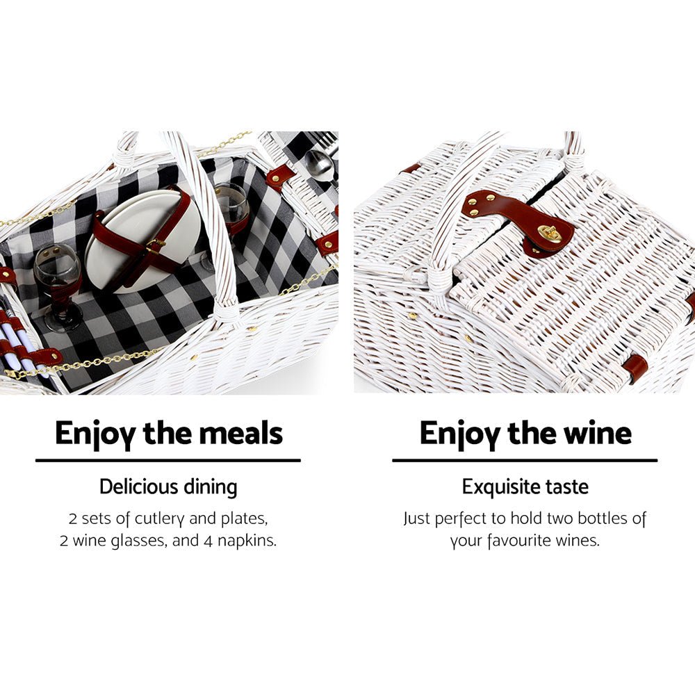 2 Person Picnic Basket - Rosette & Co