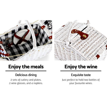 2 Person Picnic Basket - Rosette & Co