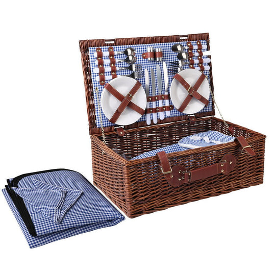 4 Person Picnic Basket - Rosette & Co