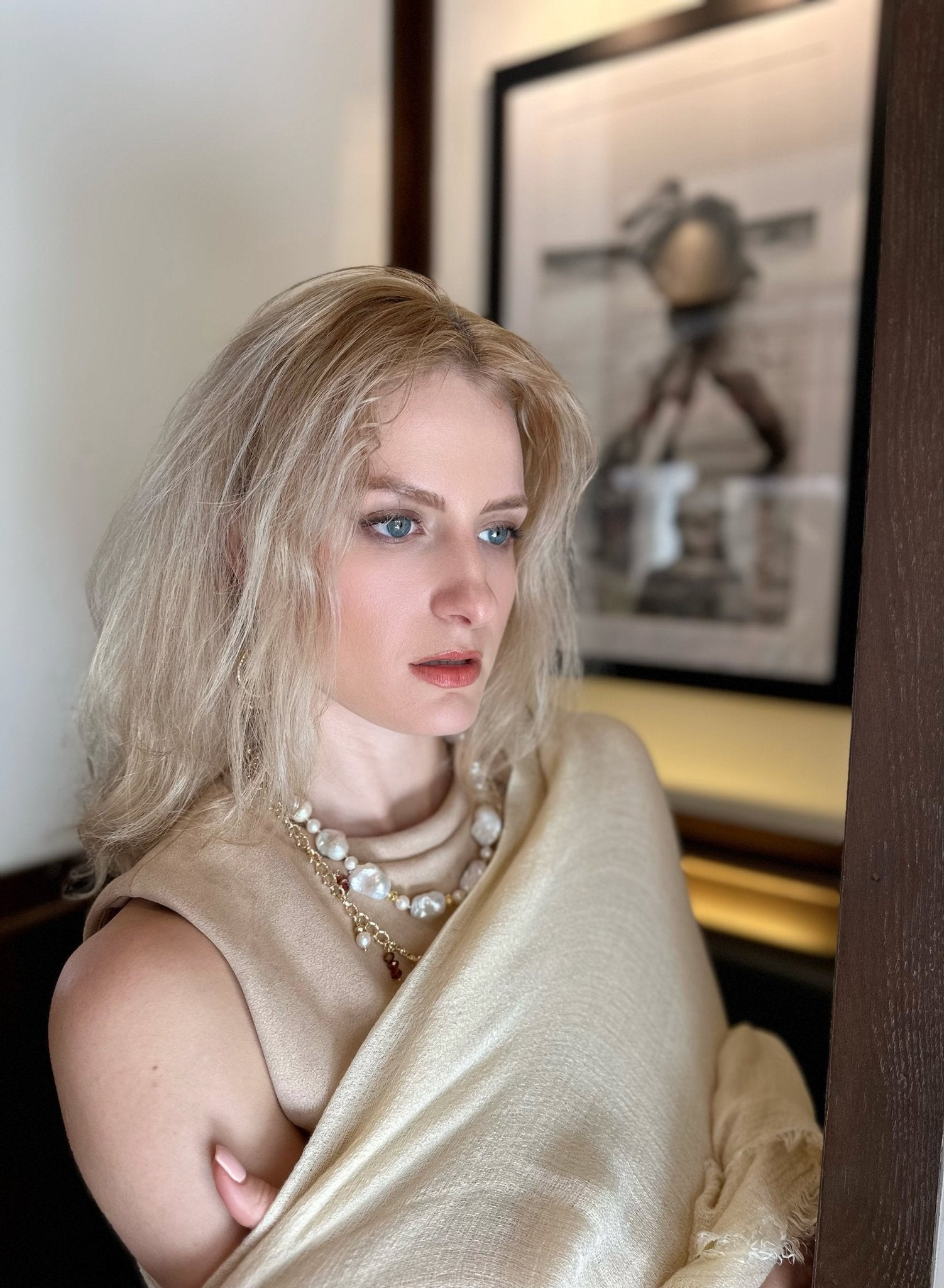 Baroque Pearls Short Necklace - Rosette & Co