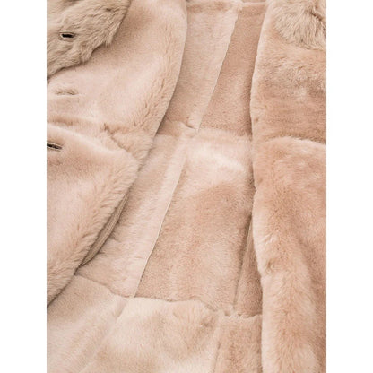 BEIGE TOSCANA SHEARLING COAT LUBBOCK - Rosette & Co