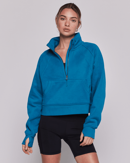 Cropped Fleece Jacket - Rosette & Co