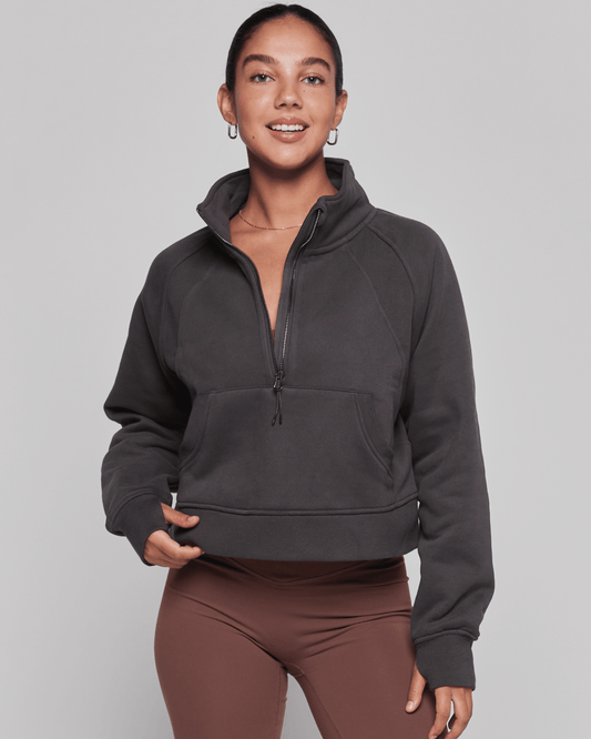 Cropped Fleece Jacket - Rosette & Co