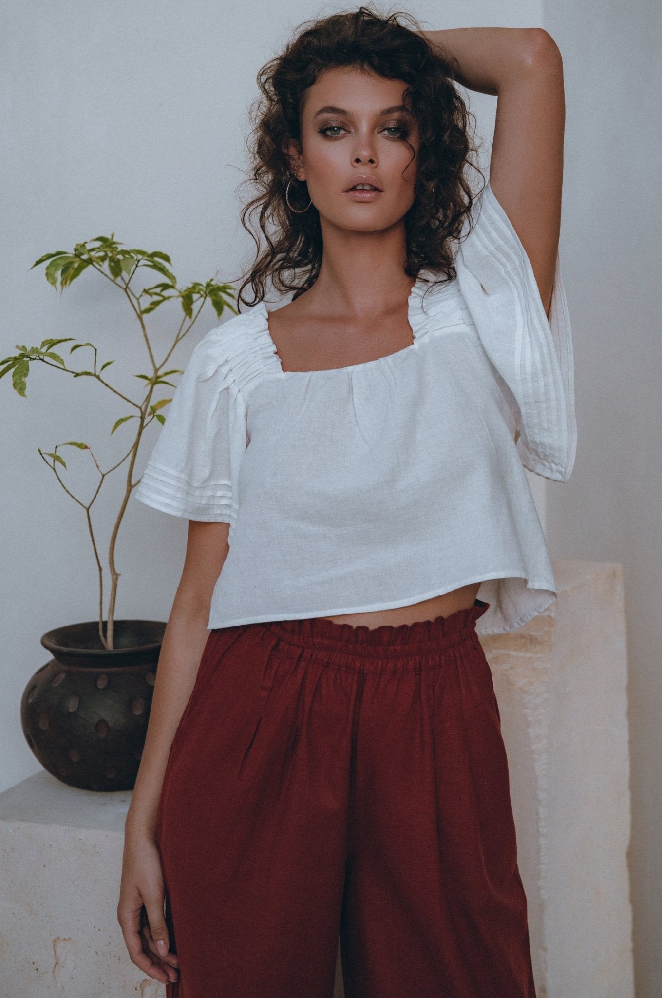 Delhi Linen Pants - Rosette & Co