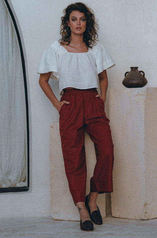 Delhi Linen Pants - Rosette & Co