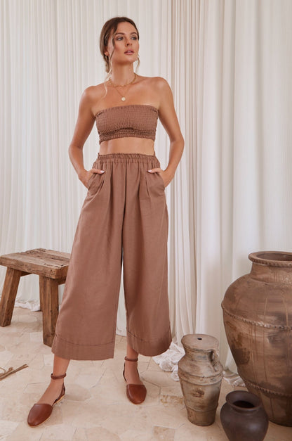 Delhi Linen Pants - Rosette & Co