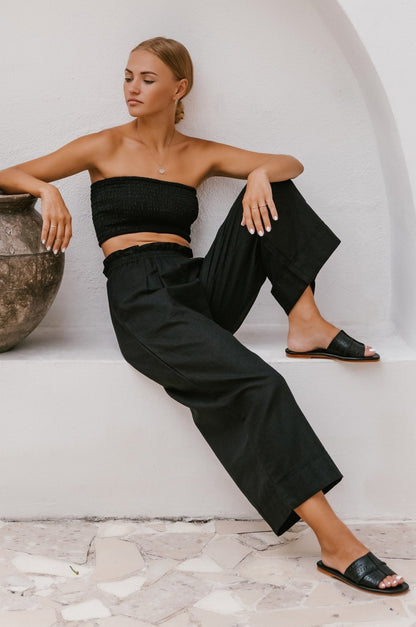 Delhi Linen Pants - Rosette & Co