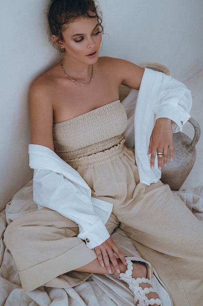 Delhi Linen Pants - Rosette & Co