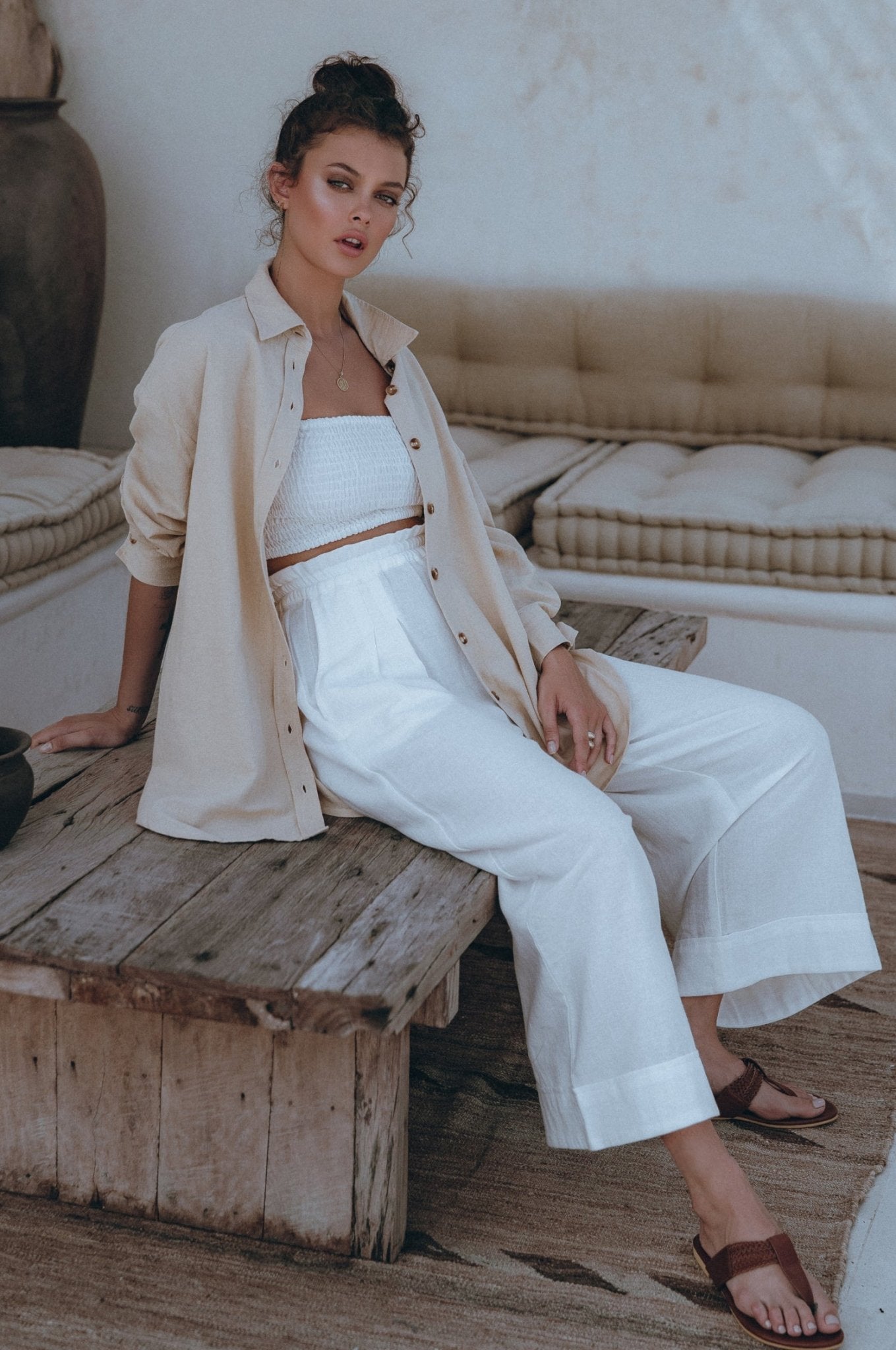 Delhi Linen Pants - Rosette & Co