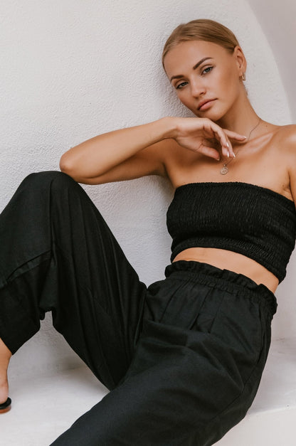 Delhi Linen Pants - Rosette & Co