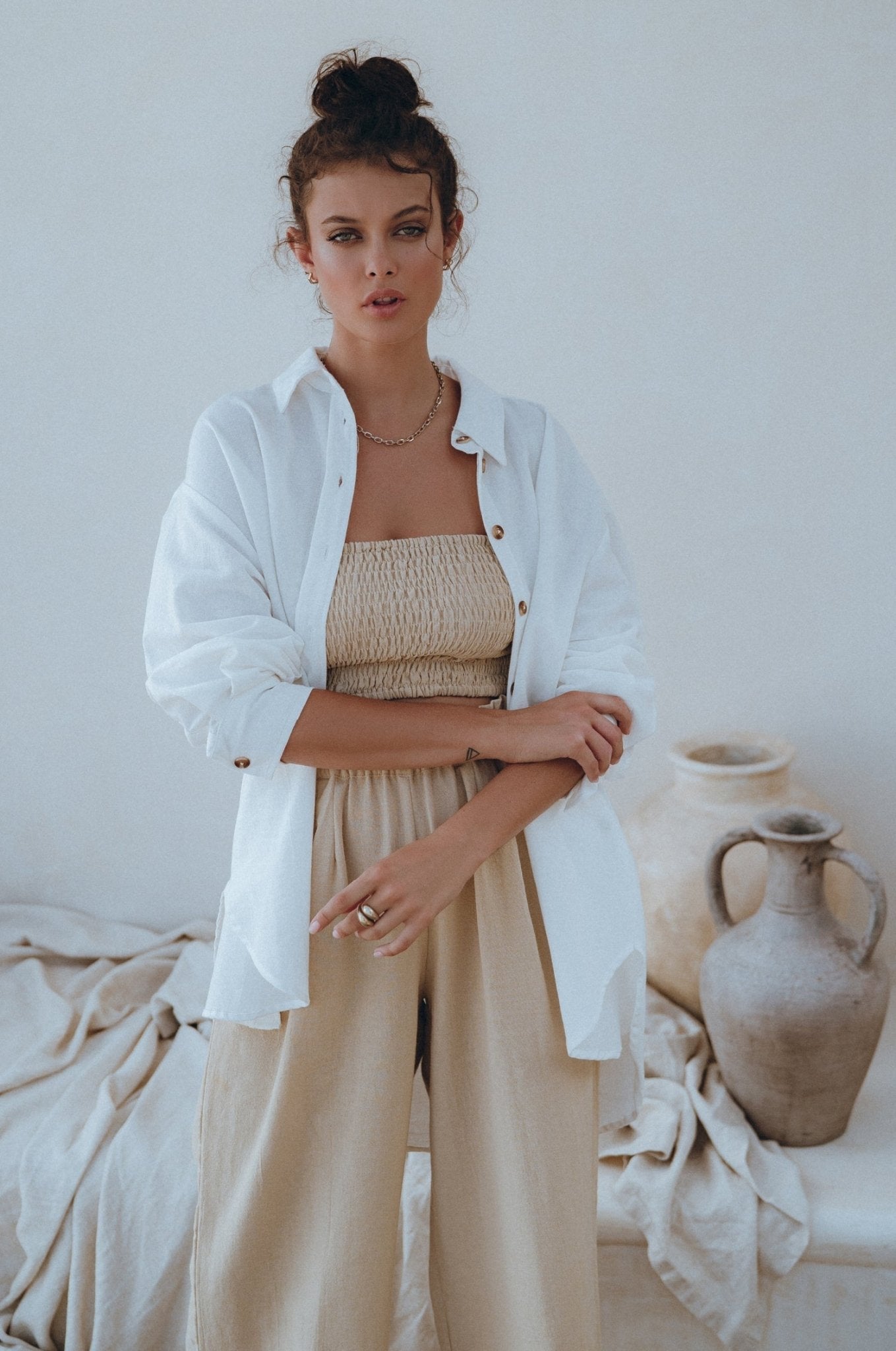 Delhi Linen Pants - Rosette & Co