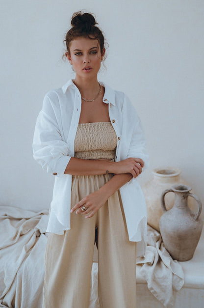 Delhi Linen Pants - Rosette & Co
