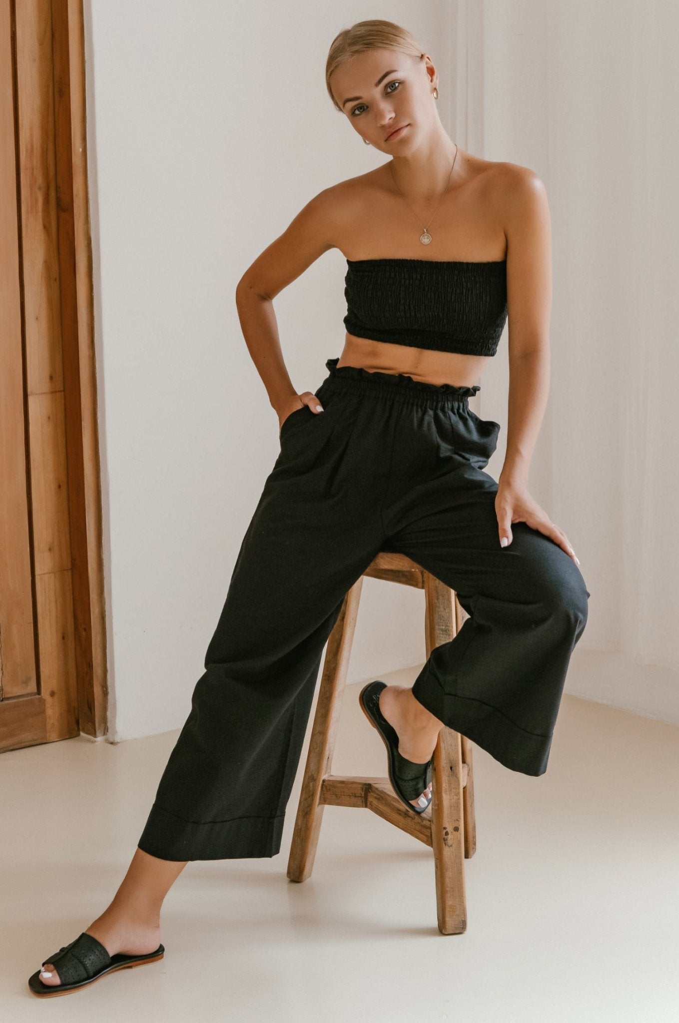 Delhi Linen Pants - Rosette & Co