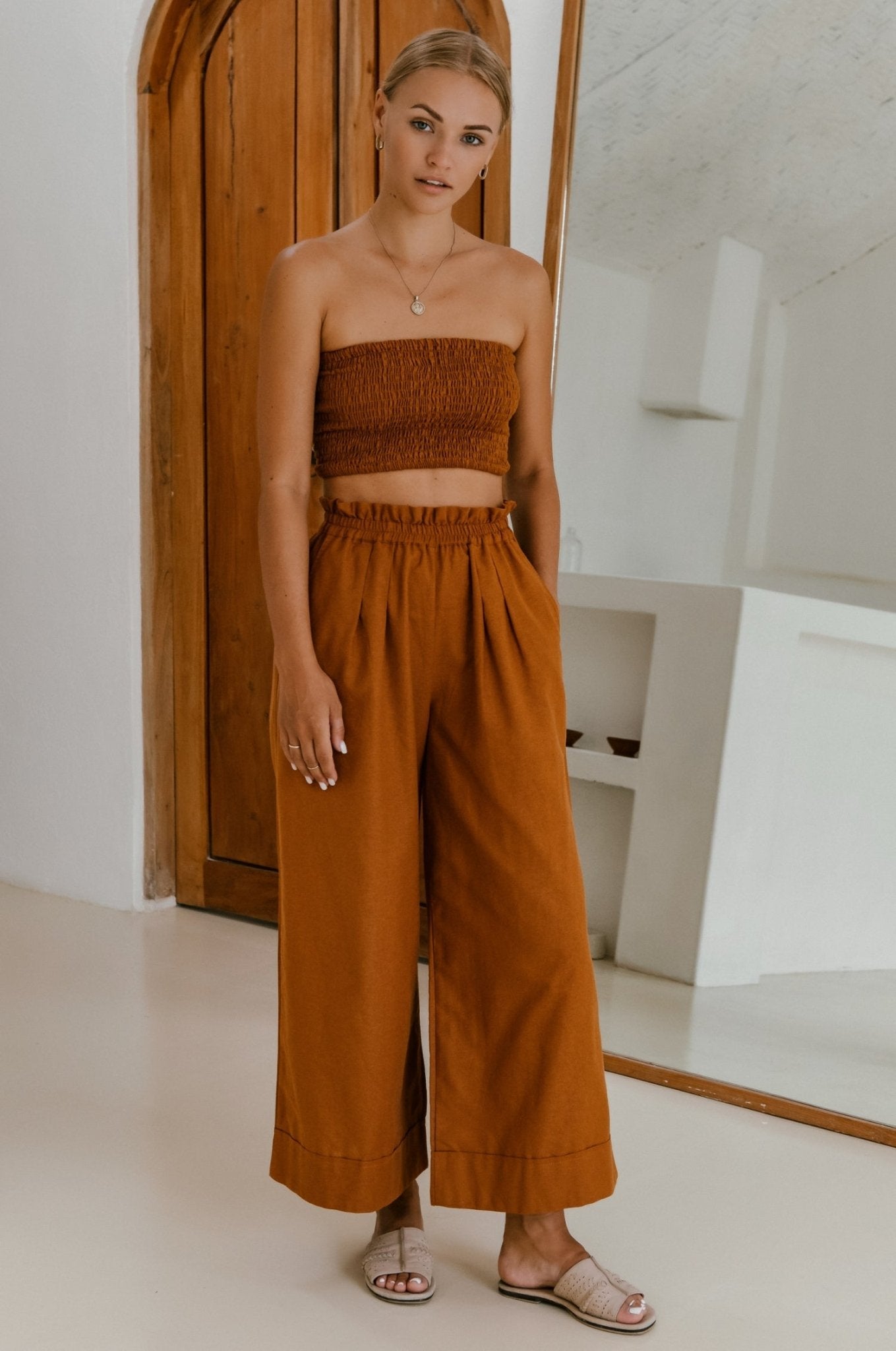 Delhi Linen Pants - Rosette & Co