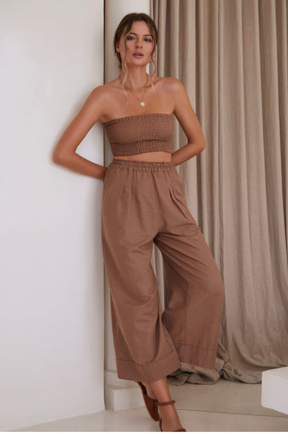 Delhi Linen Pants - Rosette & Co