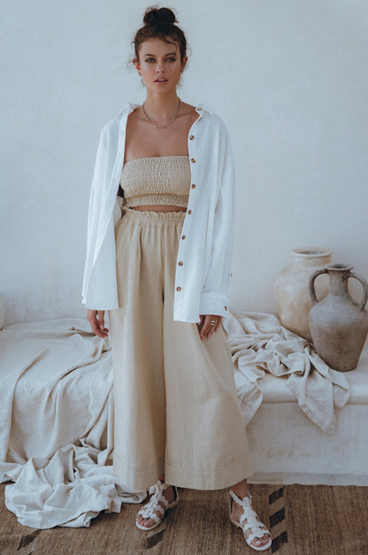 Delhi Linen Pants - Rosette & Co