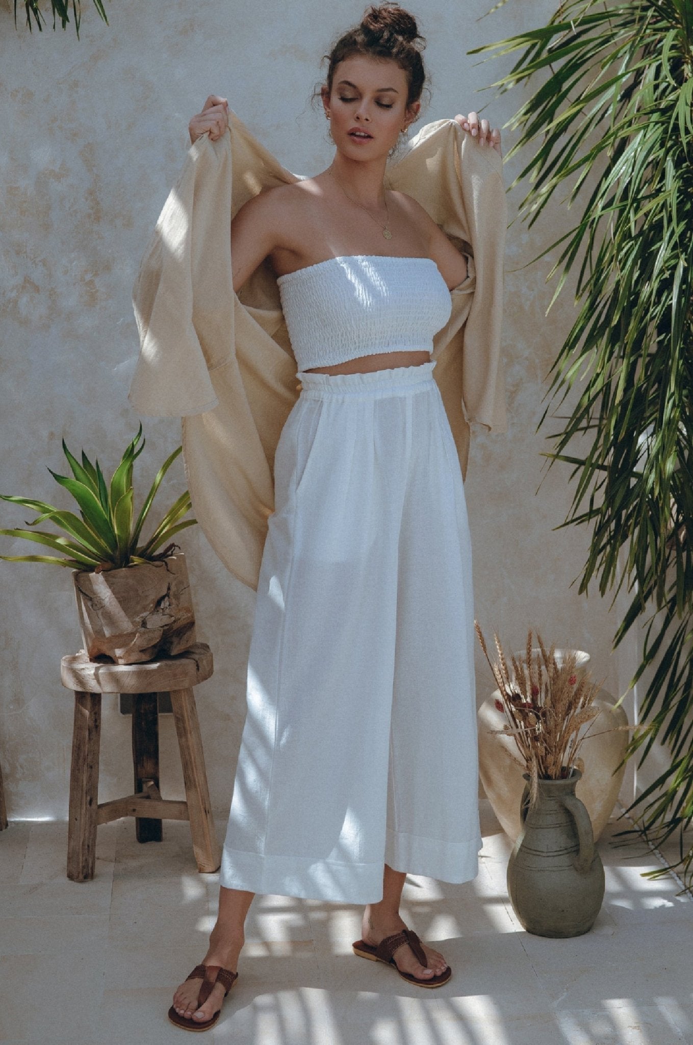 Delhi Linen Pants - Rosette & Co