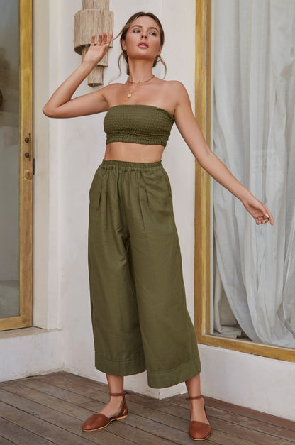 Delhi Linen Pants (Sale) - Rosette & Co