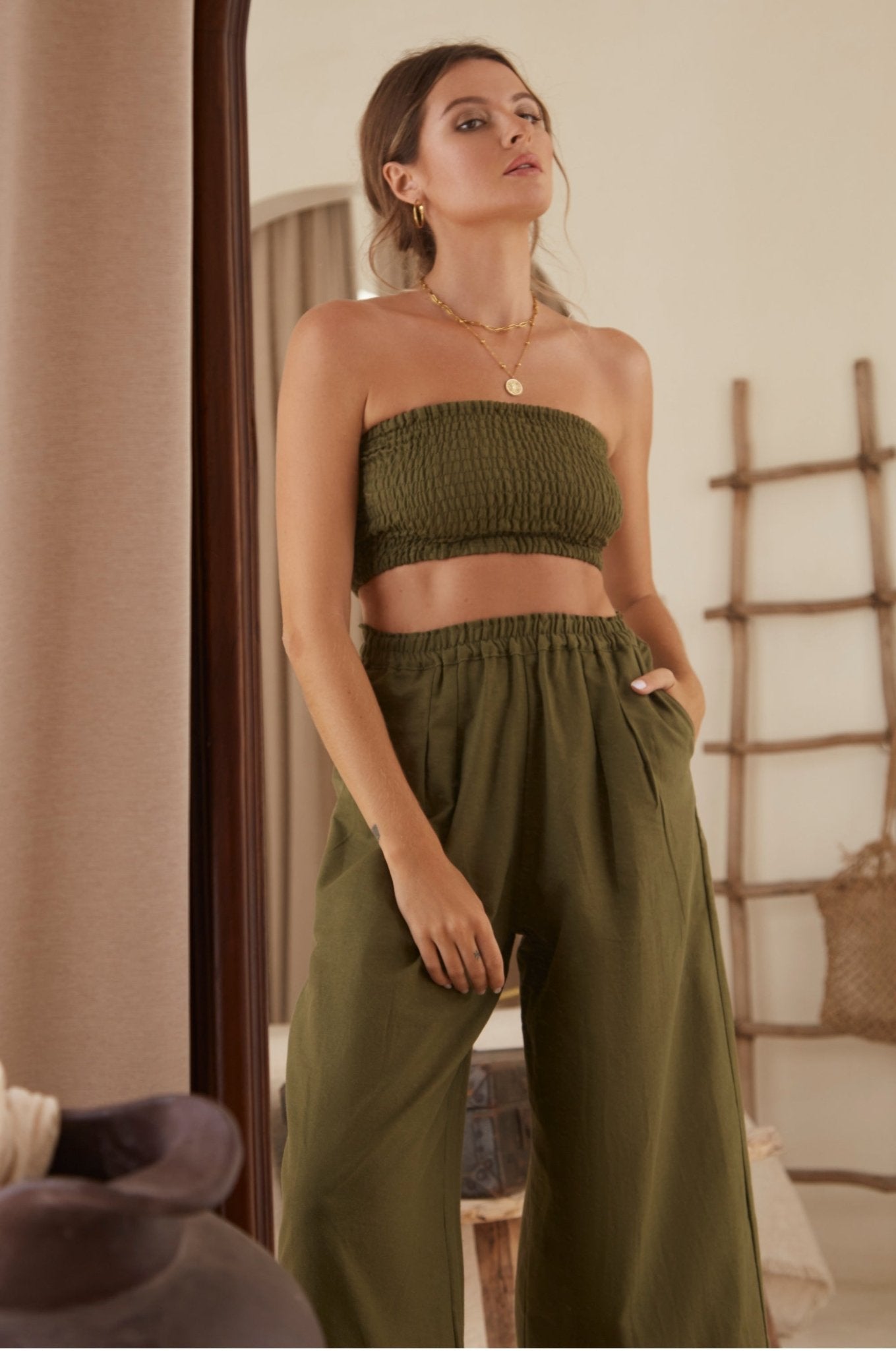 Delhi Linen Pants (Sale) - Rosette & Co