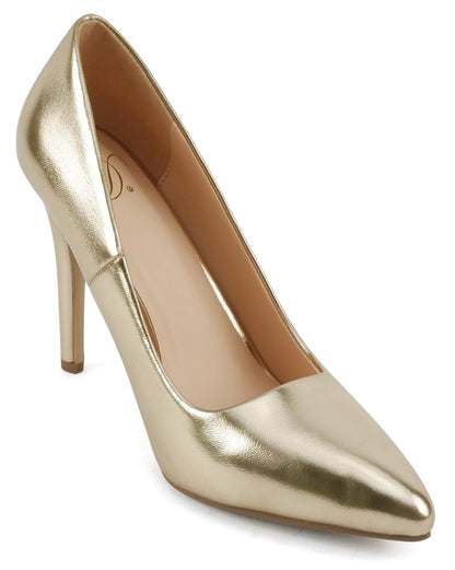 Gold Patent Heel - Rosette & Co