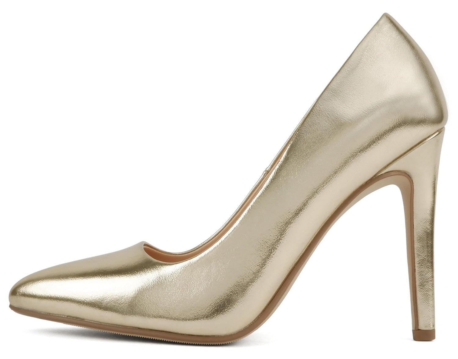 Gold Patent Heel - Rosette & Co