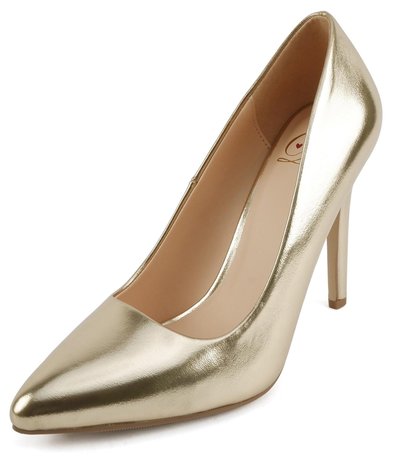 Gold Patent Heel - Rosette & Co