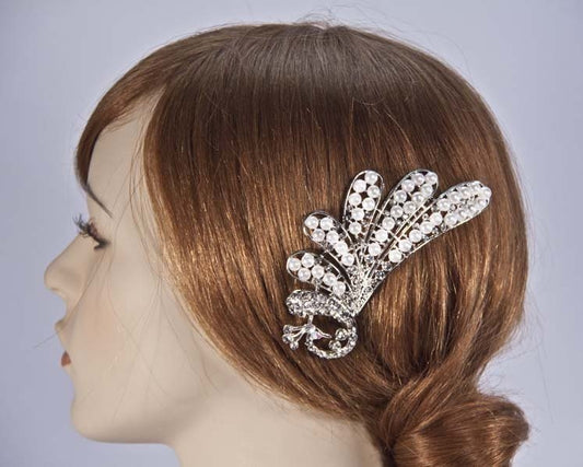 Hair comb headpiece - Rosette & Co
