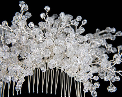 Hair comb headpiece - Rosette & Co