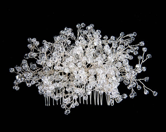 Hair comb headpiece - Rosette & Co