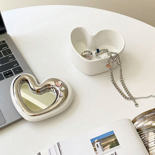 Heart Shaped Jewelry Box - Rosette & Co