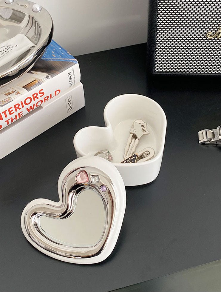 Heart Shaped Jewelry Box - Rosette & Co