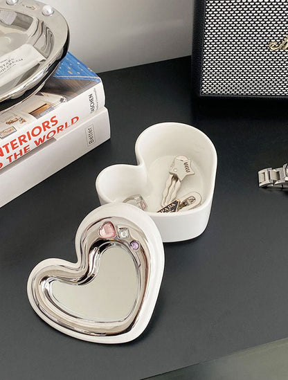 Heart Shaped Jewelry Box - Rosette & Co
