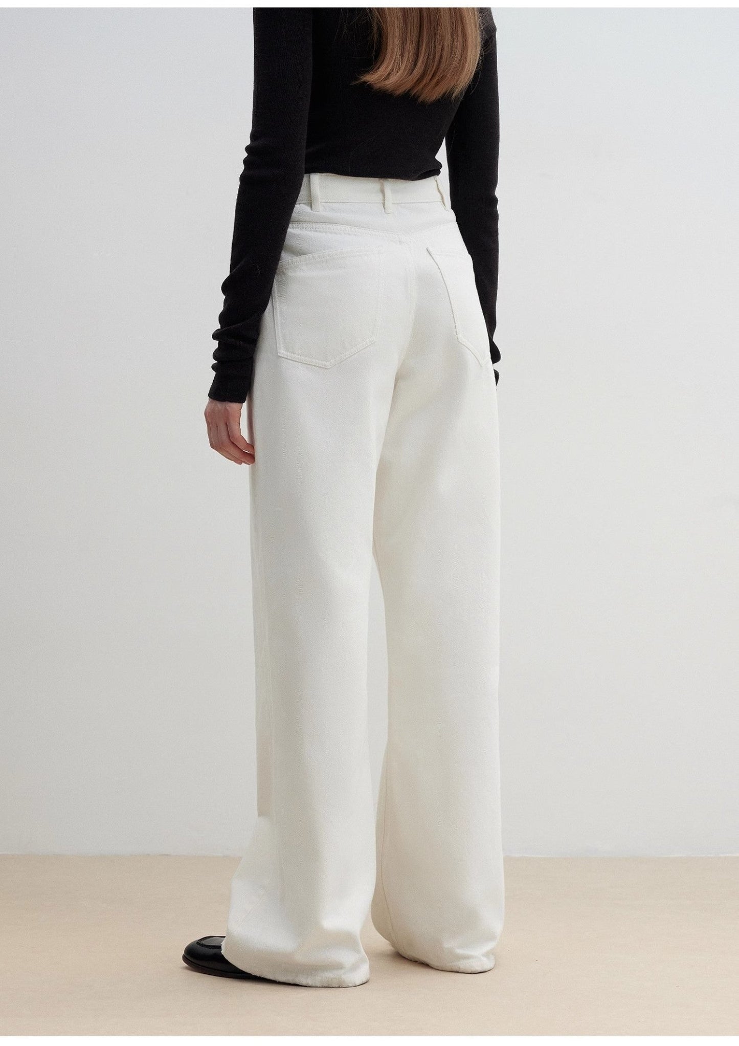 High Waist Wide Leg Washed Jeans - Rosette & Co