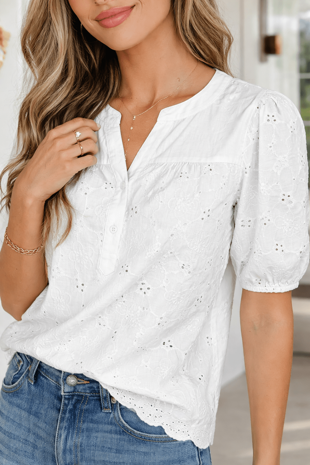 Isabelle Down Blouses Casual Shirts - Rosette & Co
