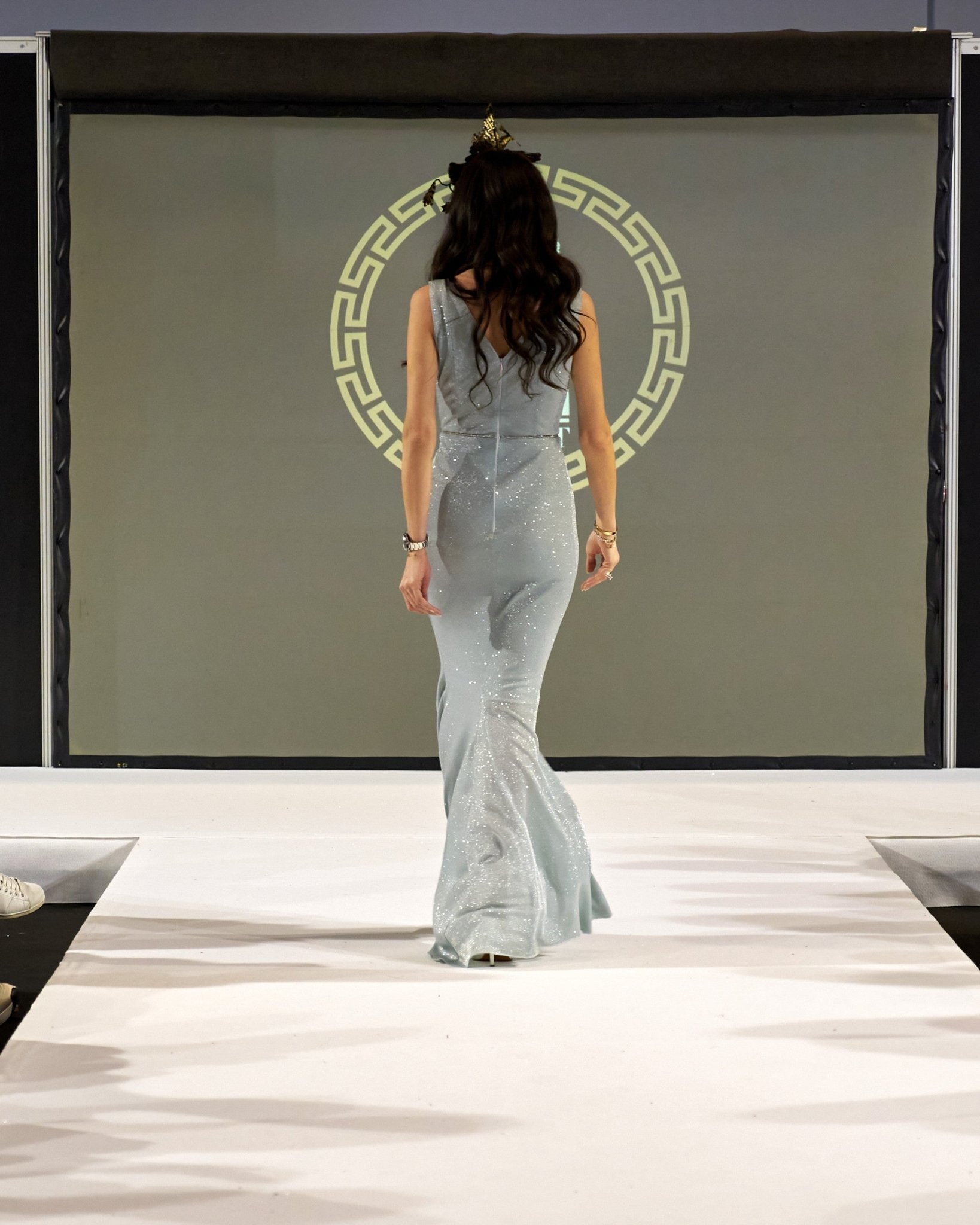 Isabelle Sky Blue Evening Dress - Rosette & Co