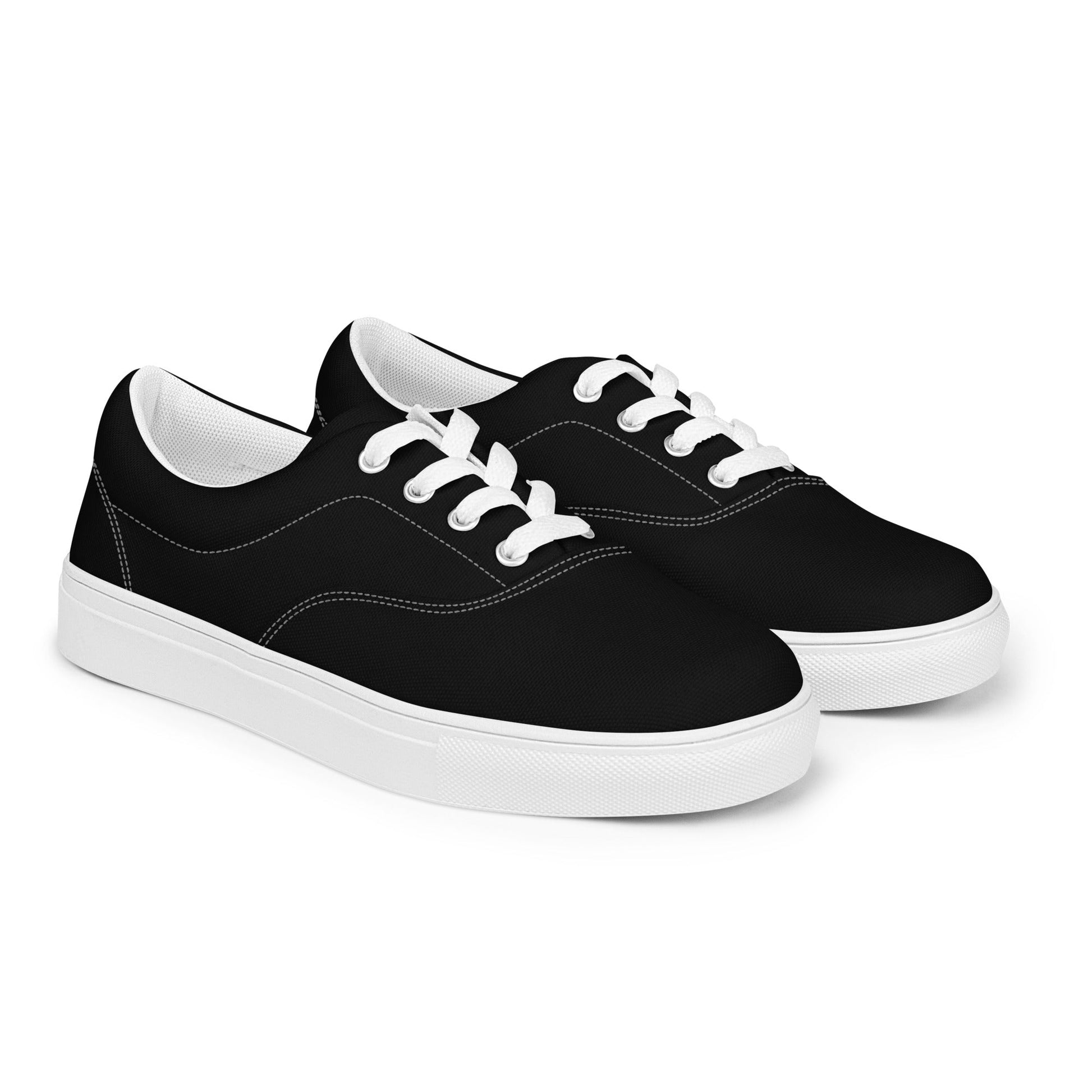 Lace - up Canvas Shoes - Rosette & Co