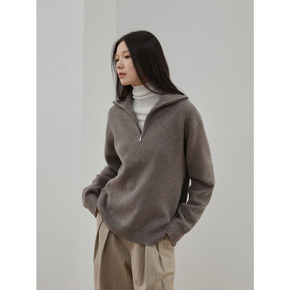 Lazy Zipper Sweater - Rosette & Co