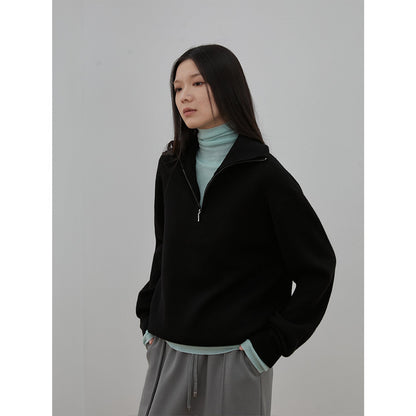 Lazy Zipper Sweater - Rosette & Co