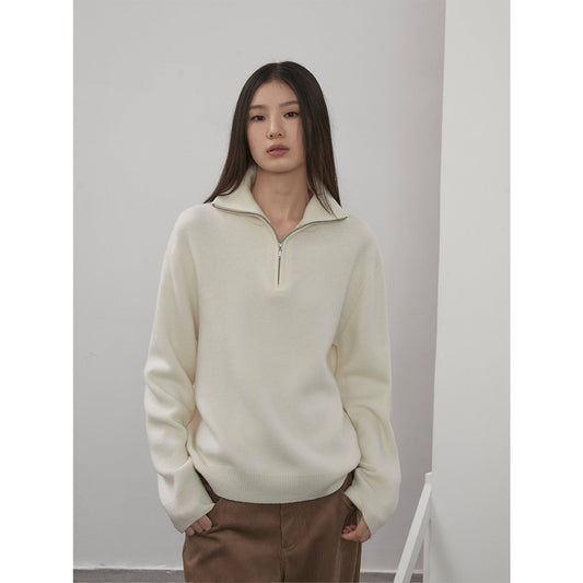 Lazy Zipper Sweater - Rosette & Co