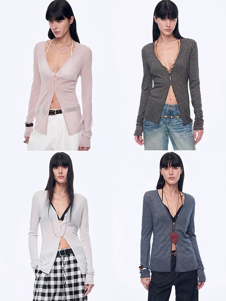 Long Sleeve Button Up Top - Rosette & Co