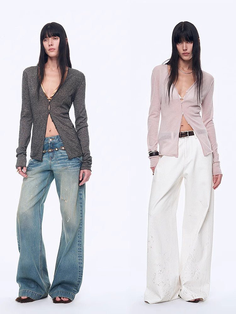 Long Sleeve Button Up Top - Rosette & Co