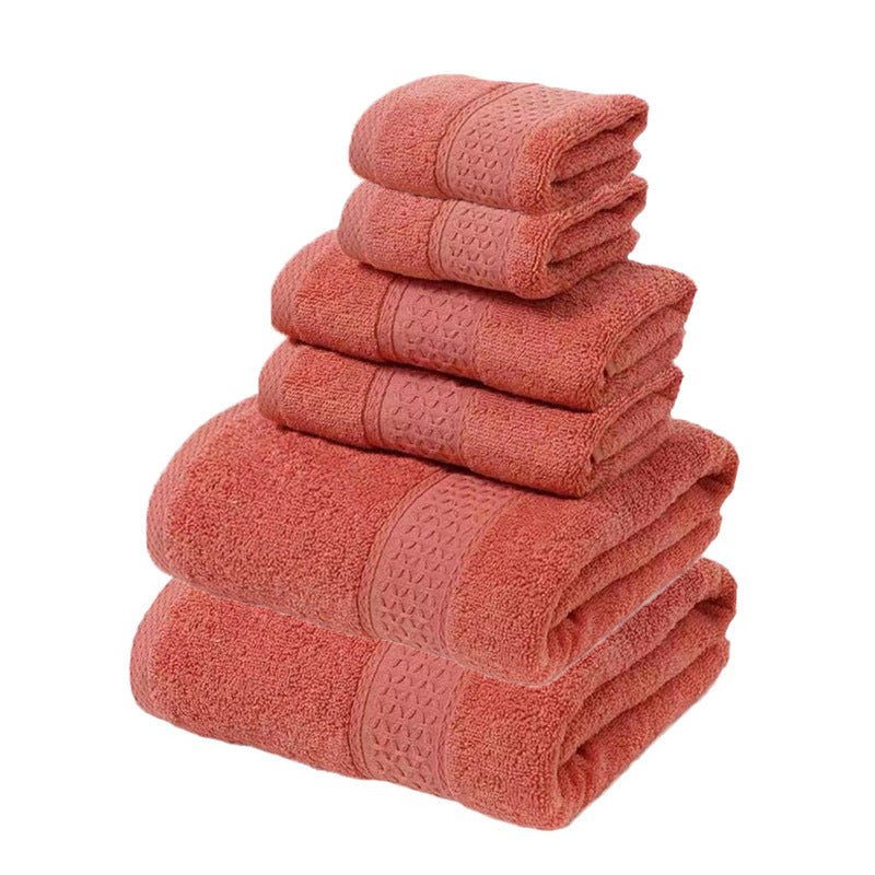 Luxury 6 Piece Cotton Towel Set - Rosette & Co