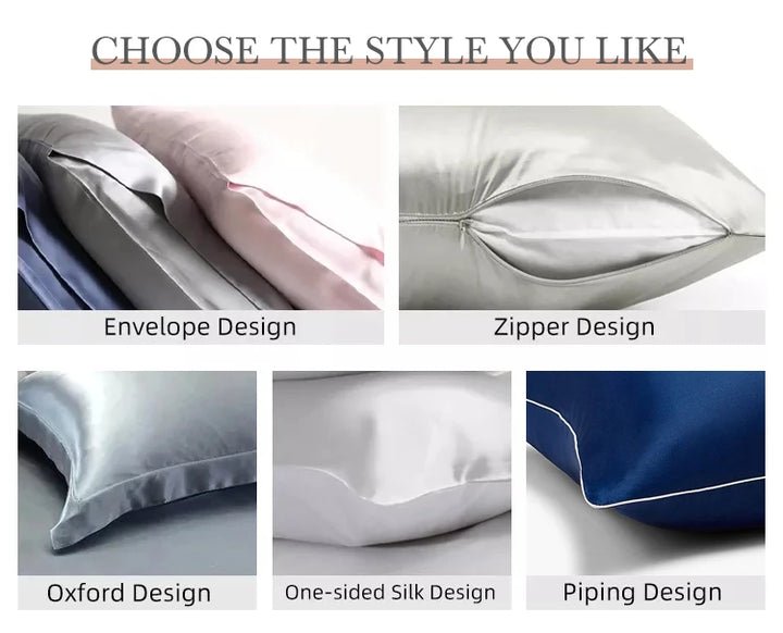 Luxury Double - Sided Silk Pillowcase - Rosette & Co