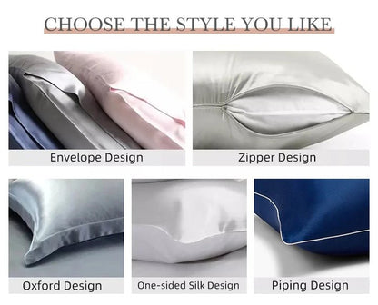 Luxury Double - Sided Silk Pillowcase - Rosette & Co