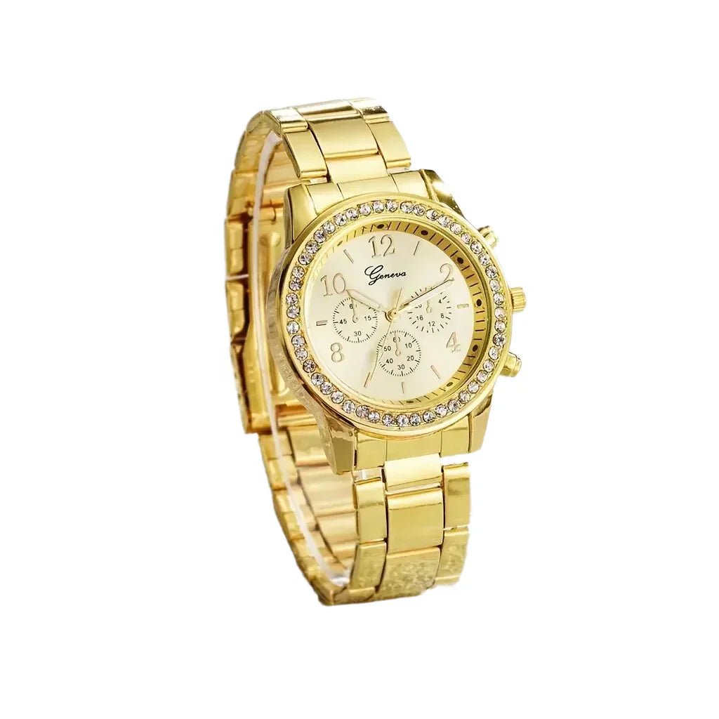 Luxury Gold Watch Jewelry Set (5PCS) - Rosette & Co