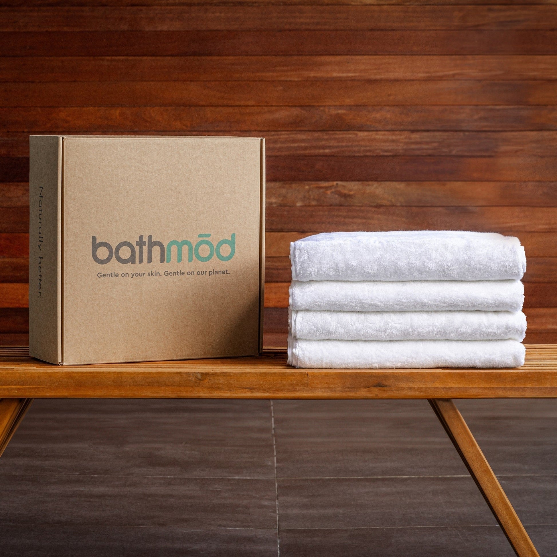 Luxury Organic Bath Towels (Four Pack) - Rosette & Co