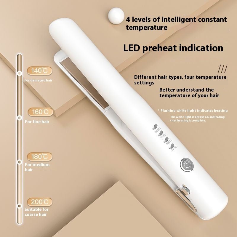 Mini Wireless Hair Straightener & Curler - Rosette & Co
